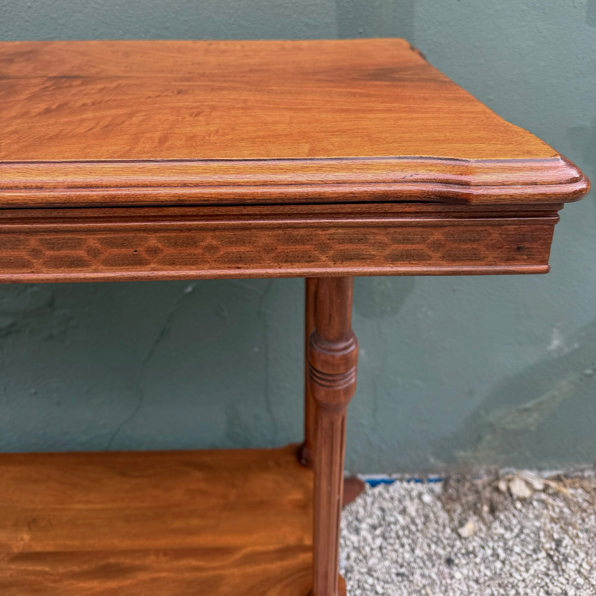 Vintage Fretwork Side Table