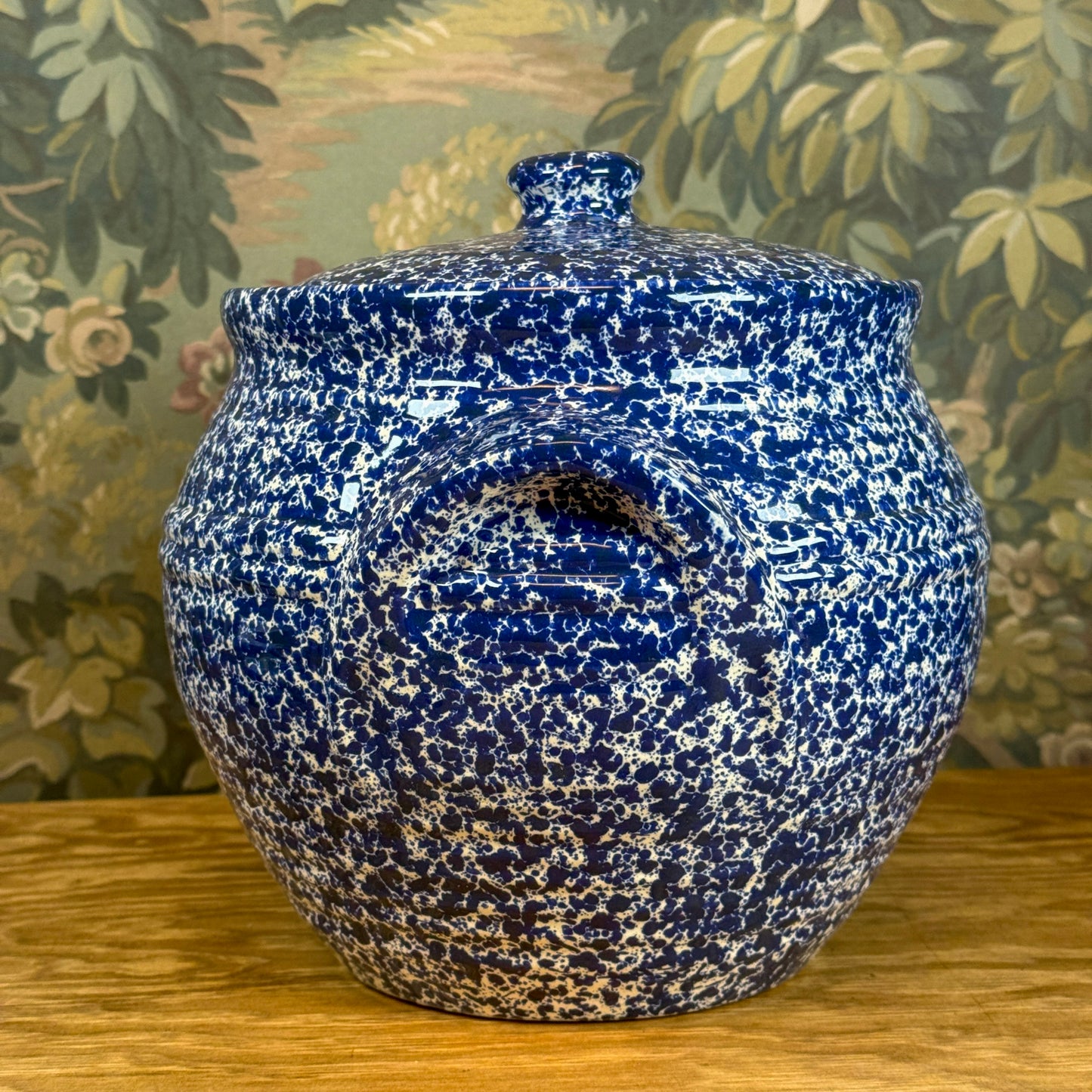 Blue Splatter Ware Dish