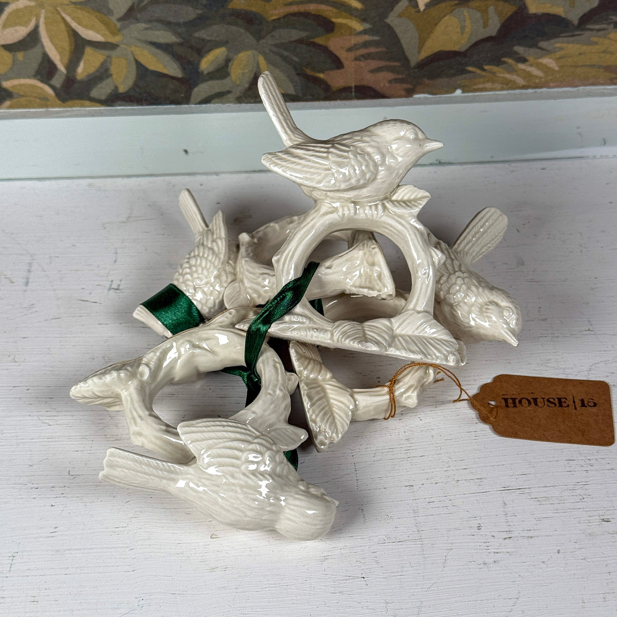 Set of 4 Bird Napkin Holders