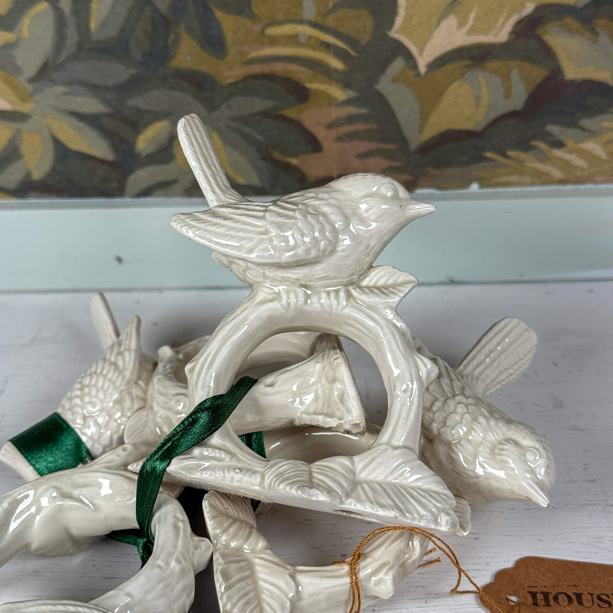 Set of 4 Bird Napkin Holders