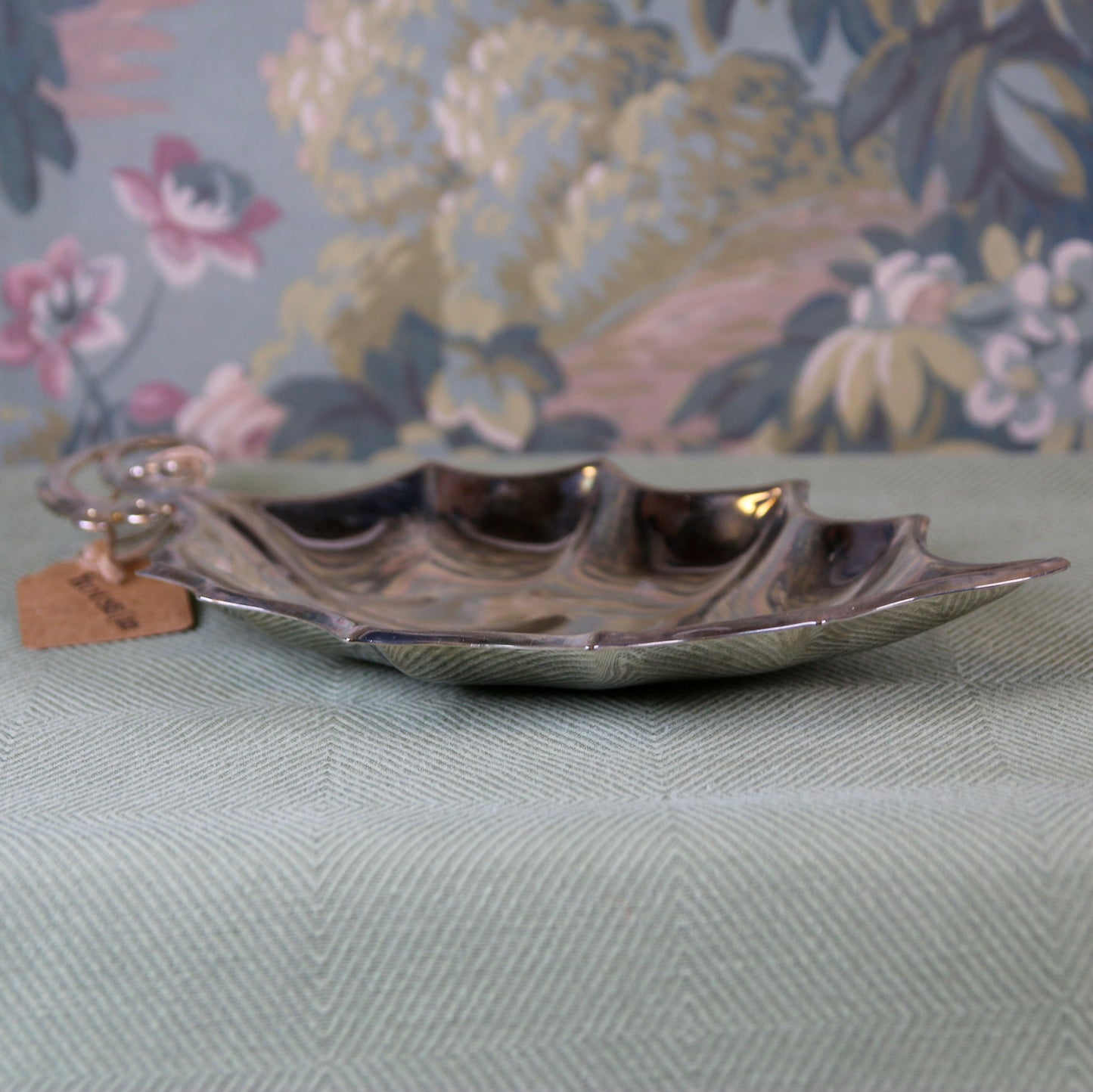 Silver Holly Leaf Catchall