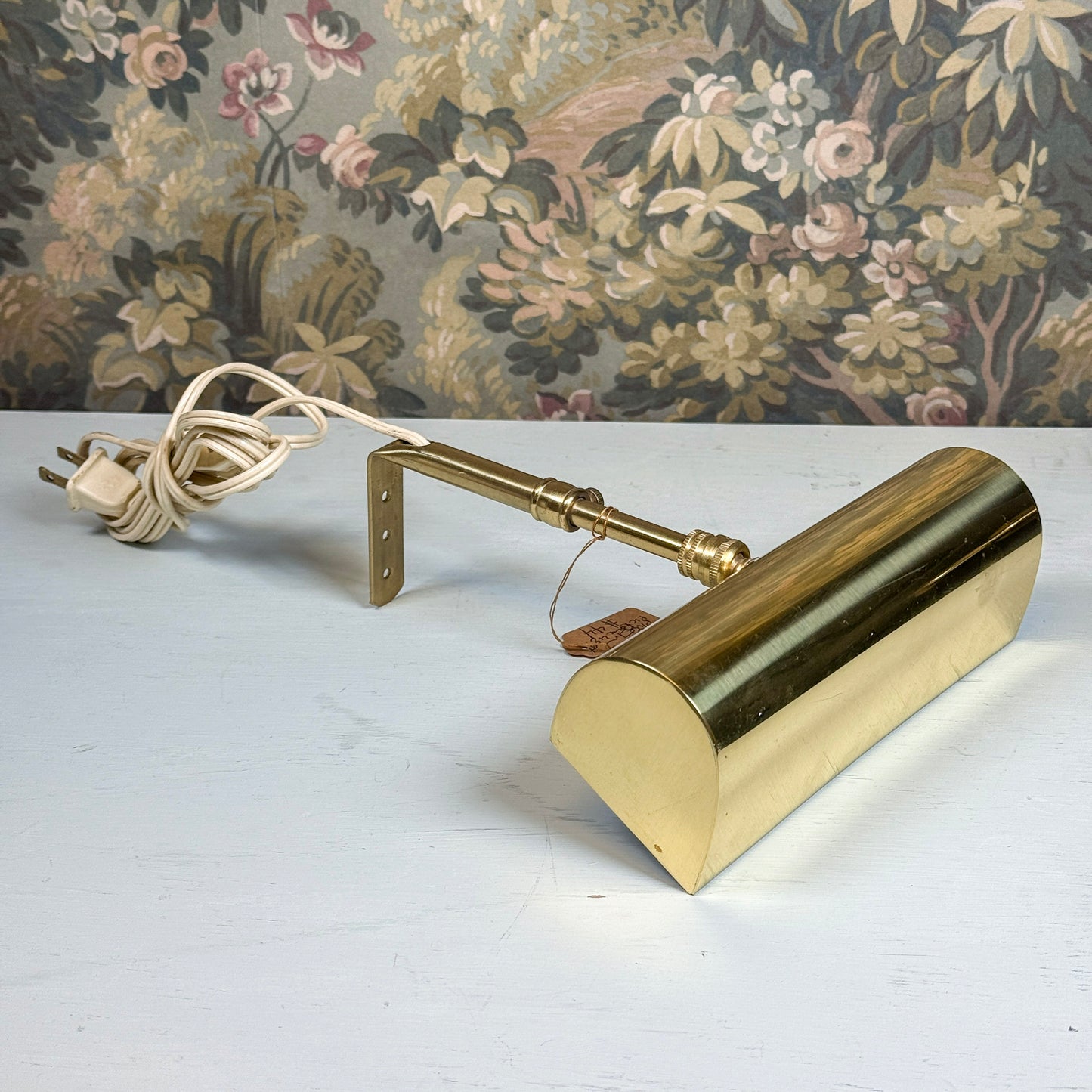 Vintage Brass Plug-In Picture Light