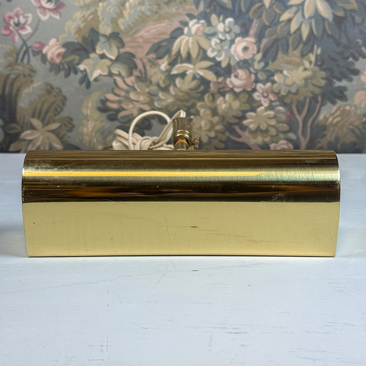 Vintage Brass Plug-In Picture Light