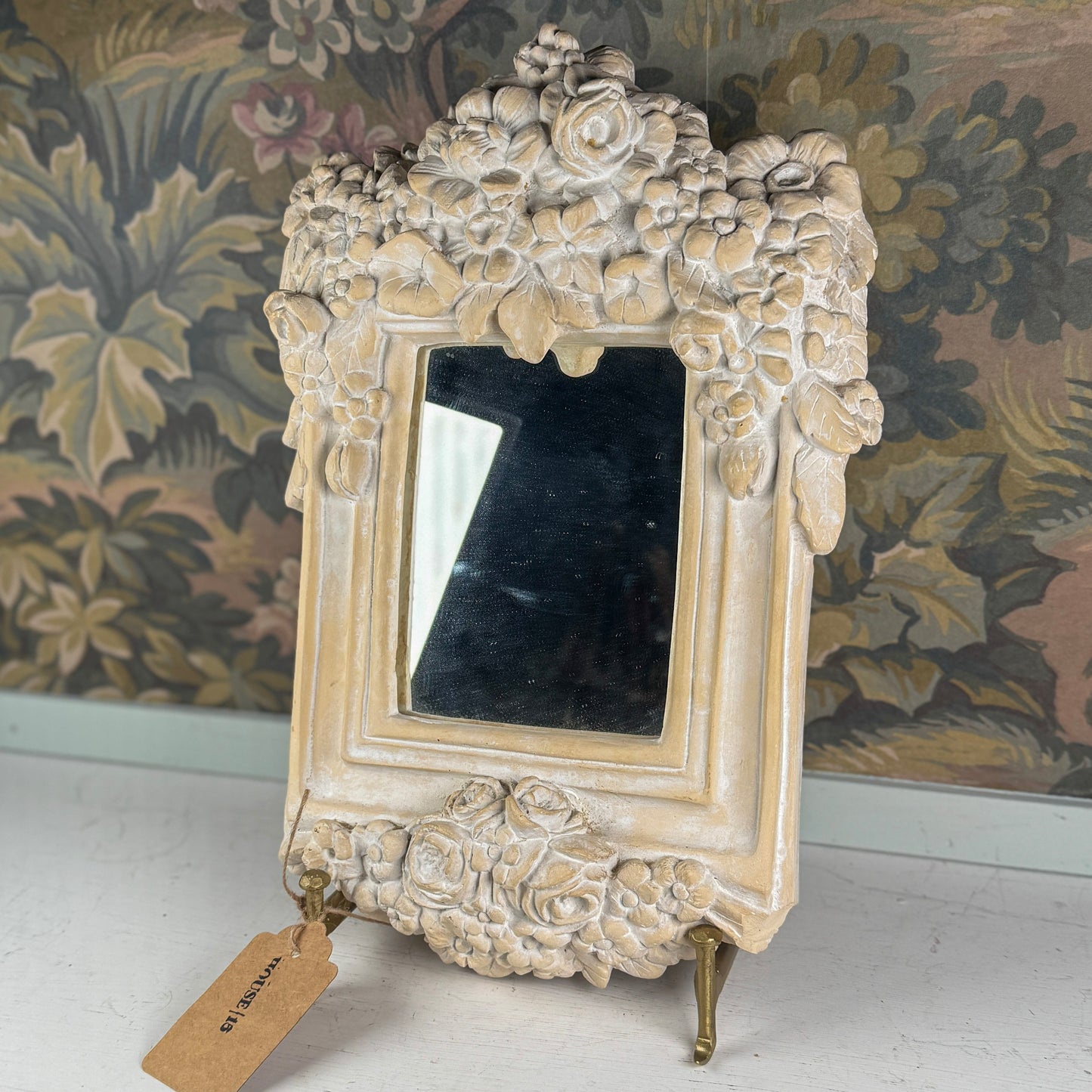 Vintage Floral Mirror