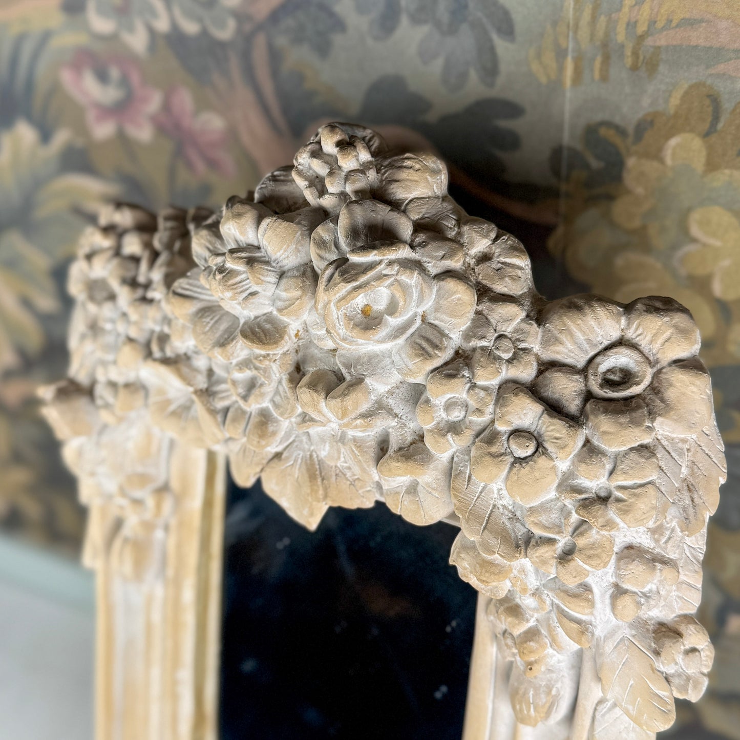 Vintage Floral Mirror