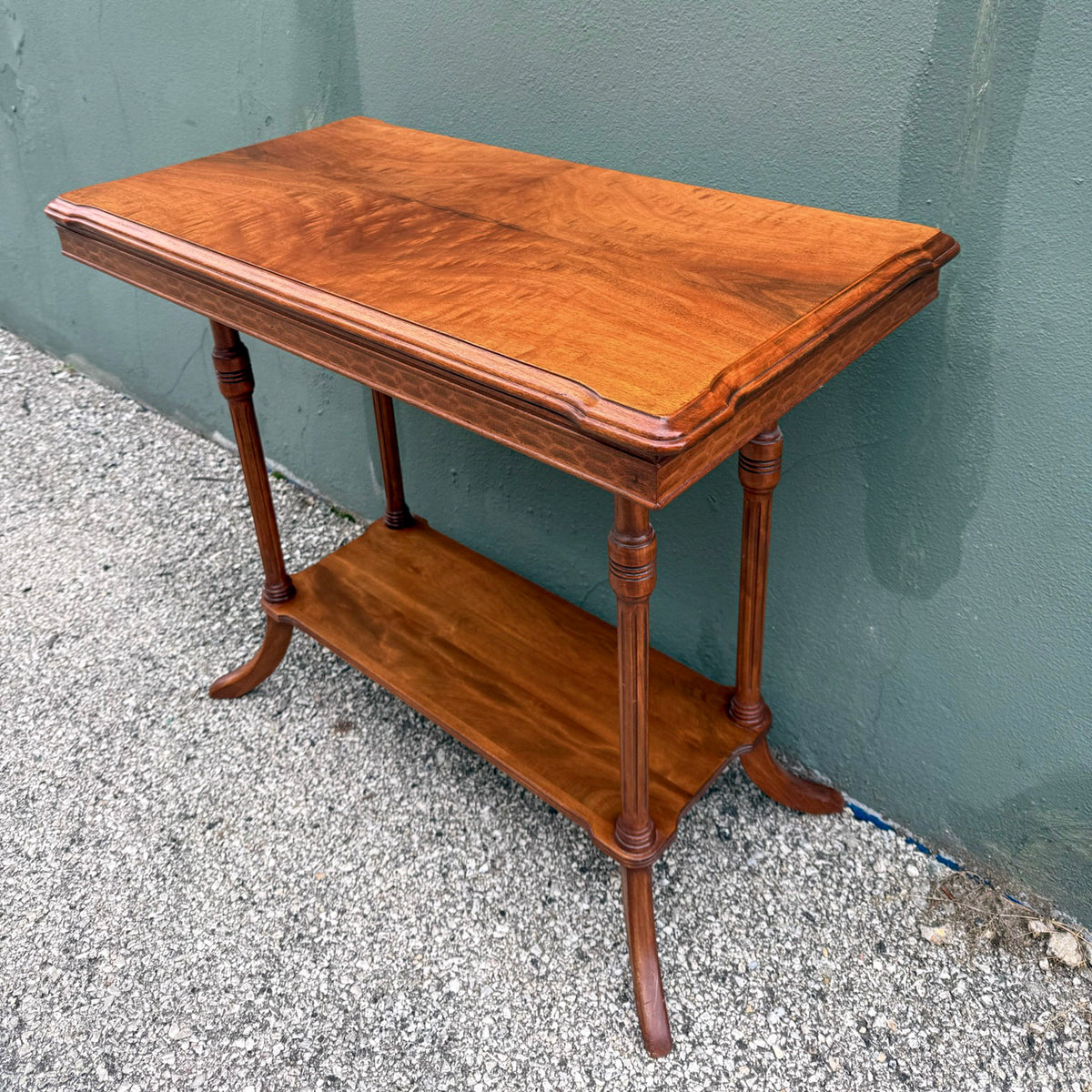 Vintage Fretwork Side Table