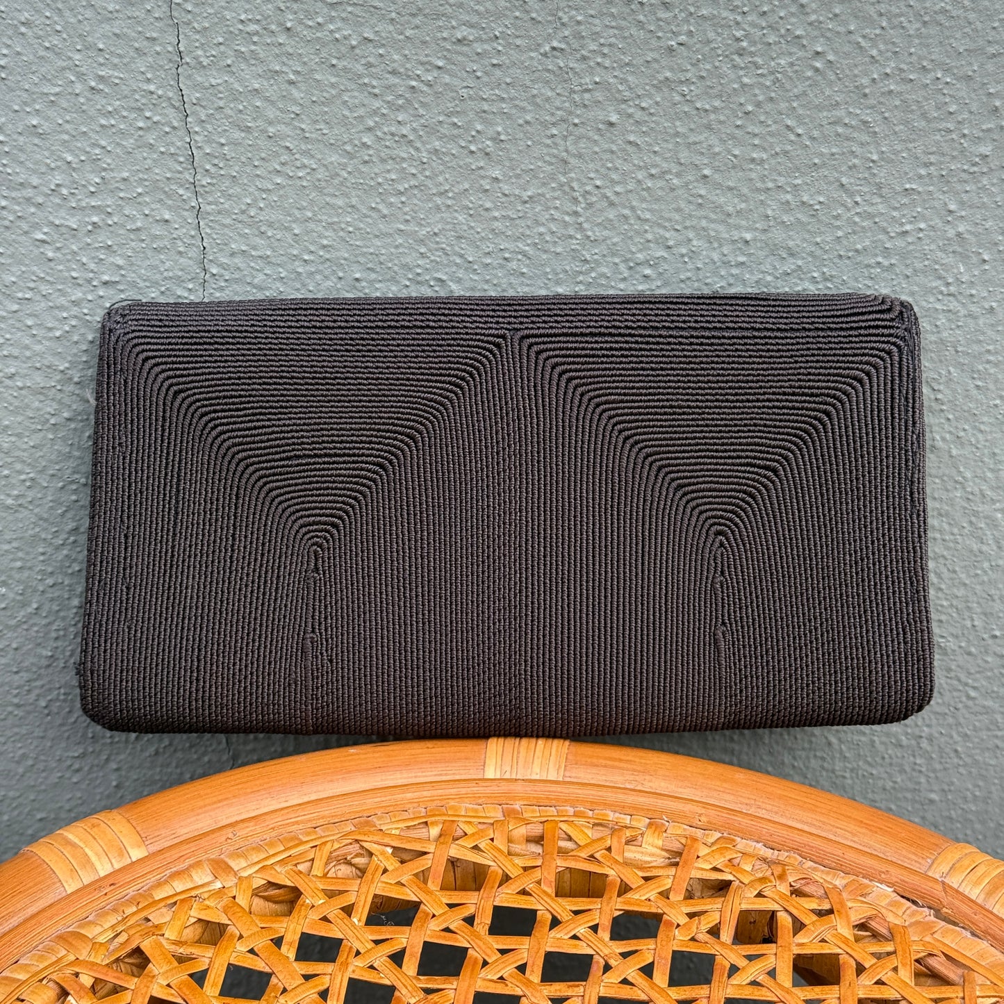Black & Gold Rope Clutch