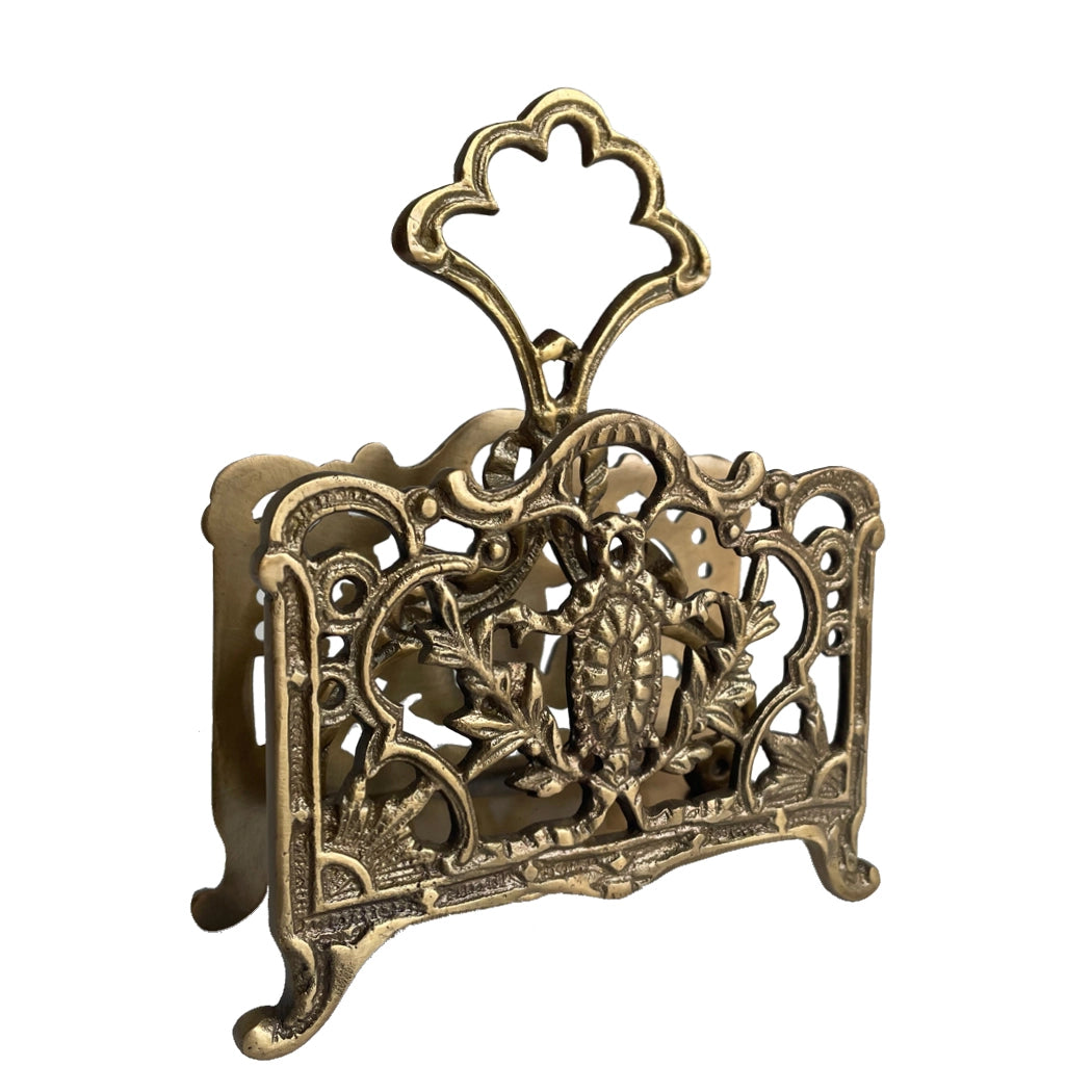 Brass Napkin or Letter Holder