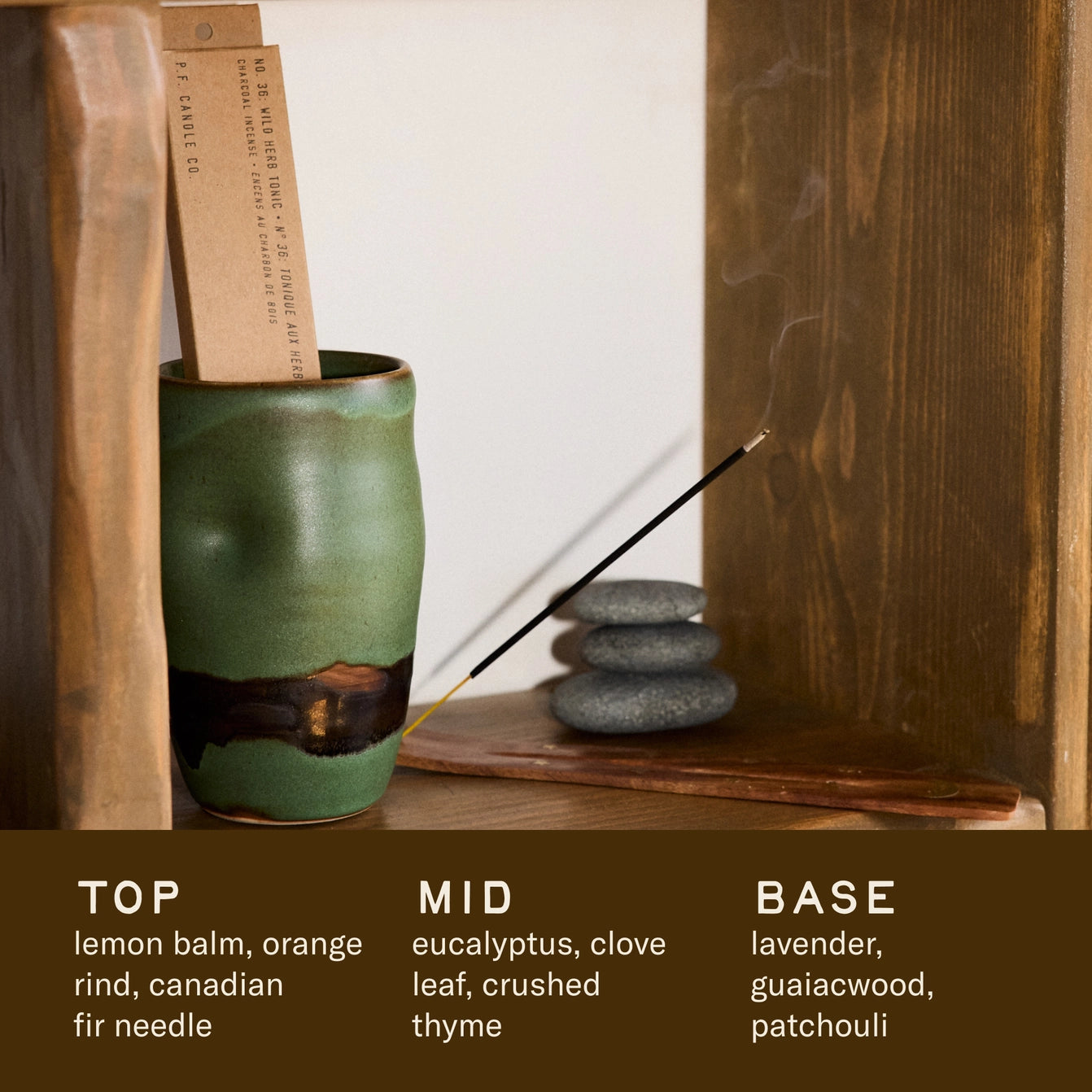 Wild Herb Tonic Incense by P.F. Candle Co.