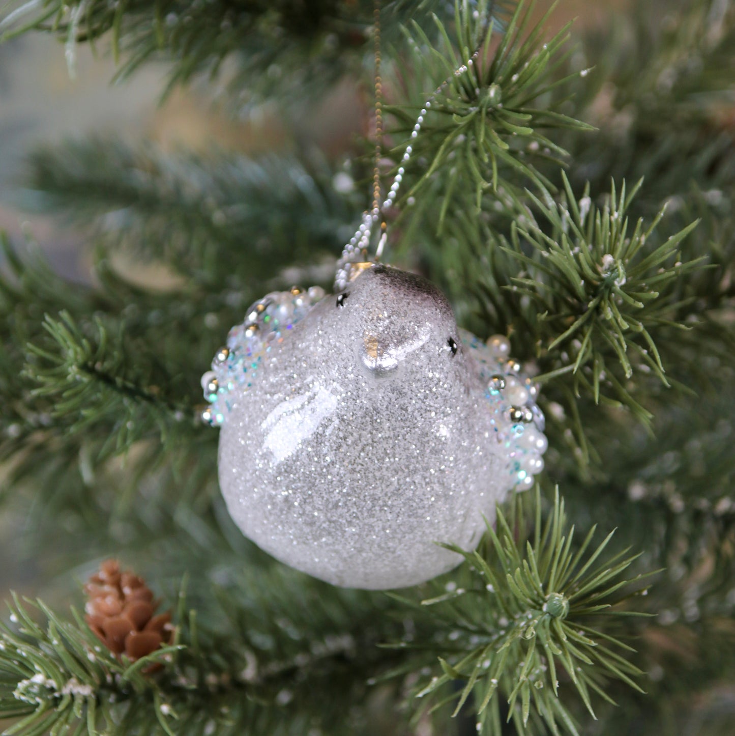 Glass Bird Ornament