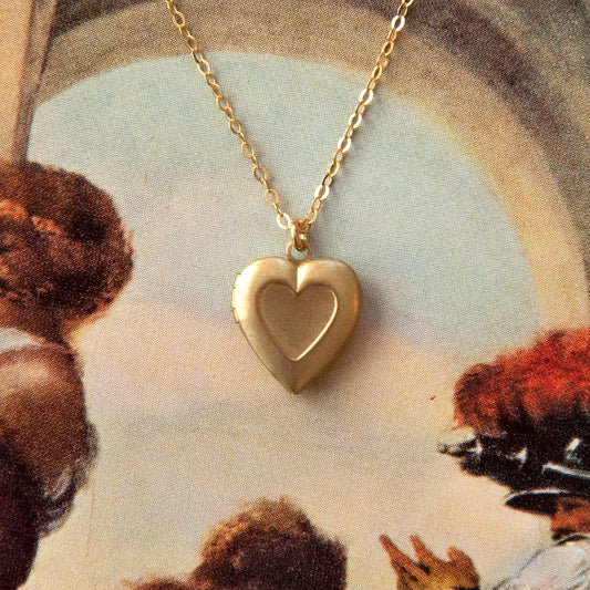 Vintage Mini Heart Locket