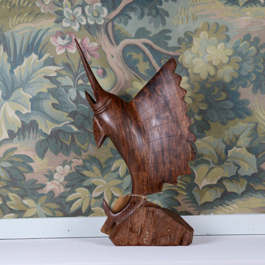 Handcarved Wooden Swordfish