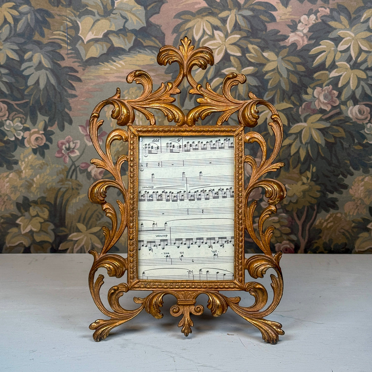 Ornate Brass Photo Frame