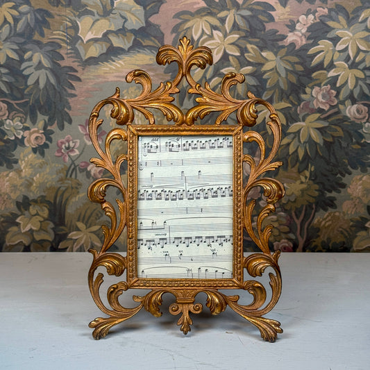 Ornate Brass Photo Frame