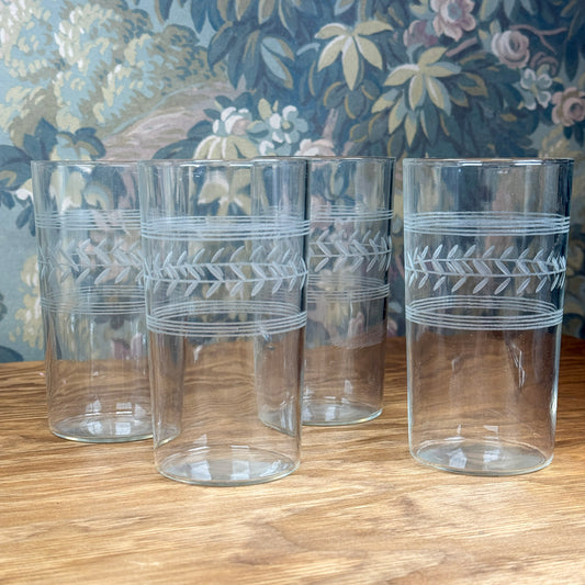 Set of Four Water Glasses