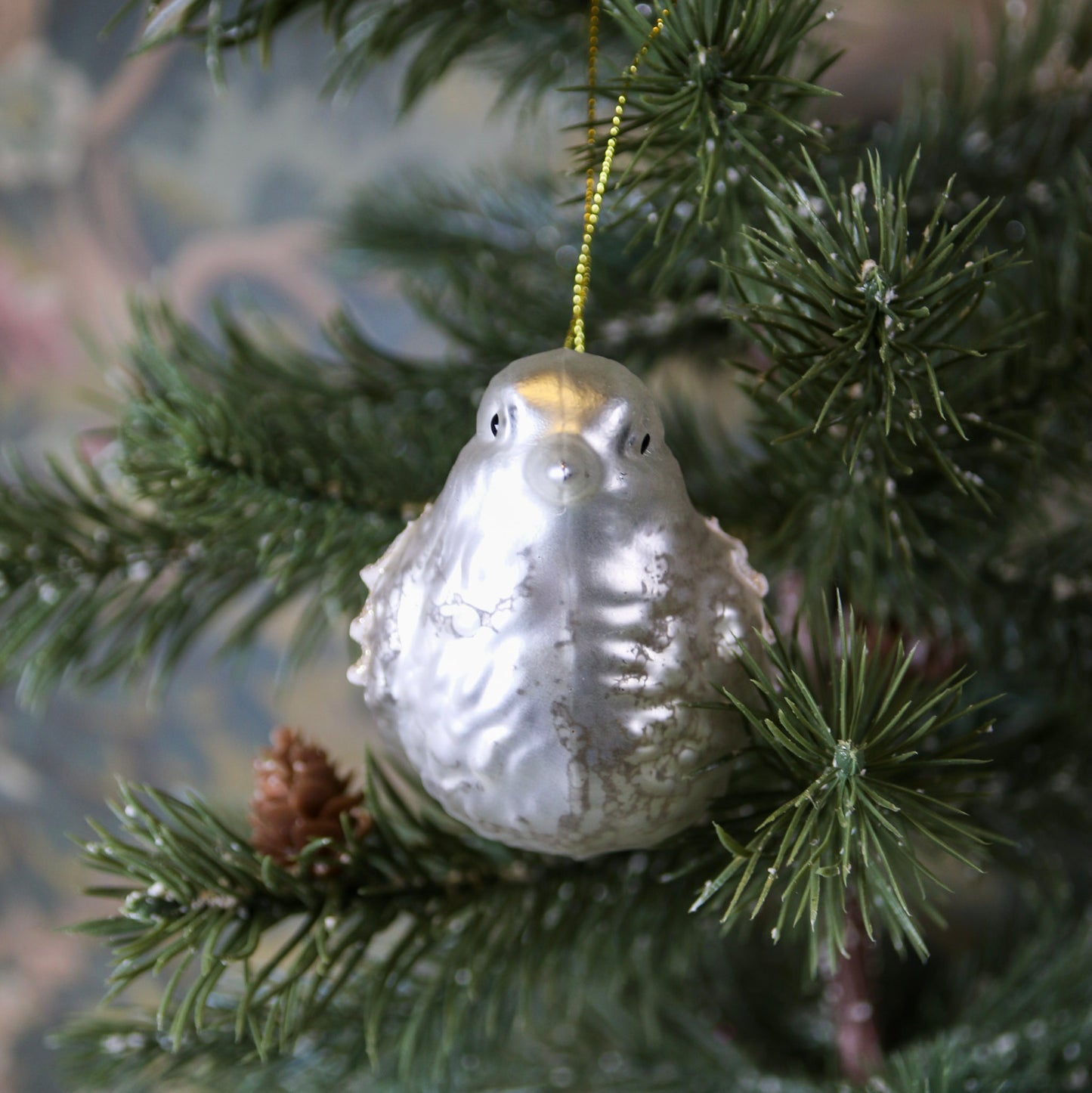 Glass Bird Ornament