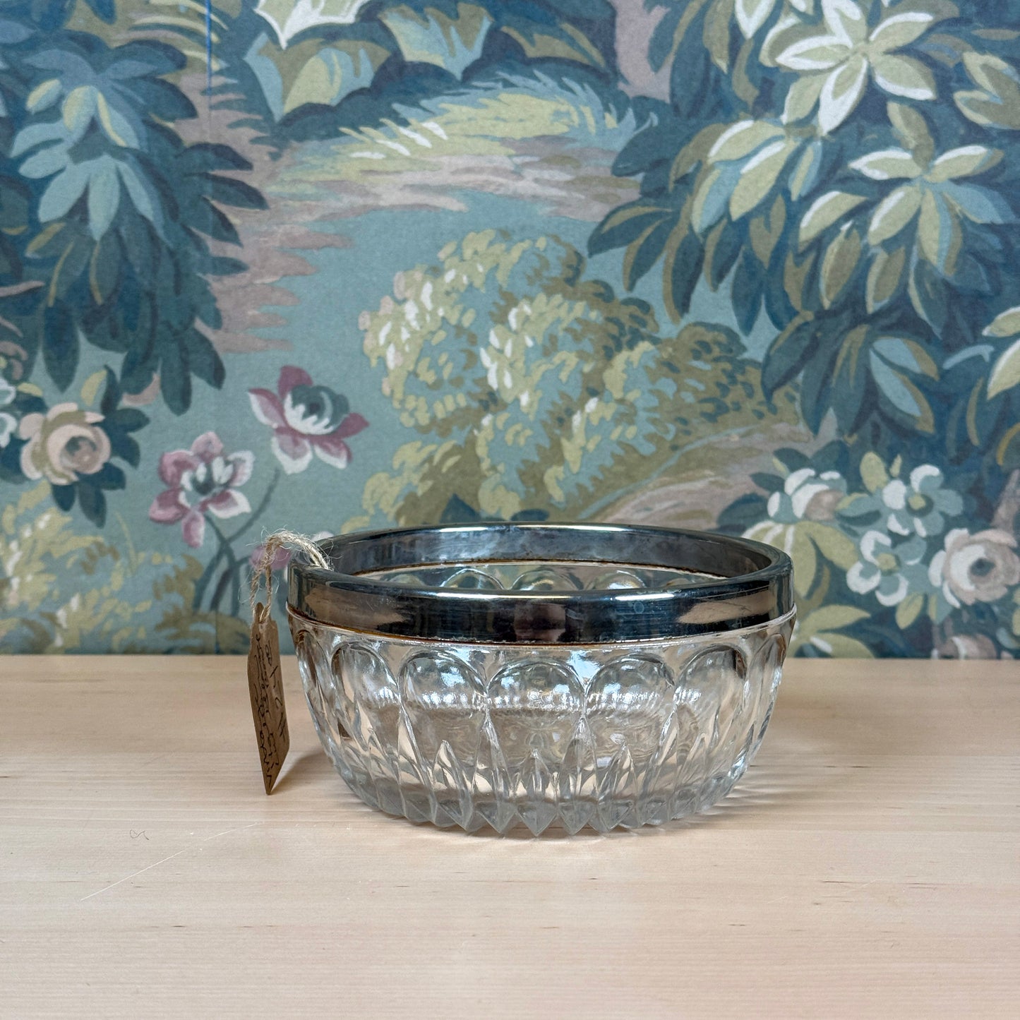 Vintage Italian Cut Glass Bowl