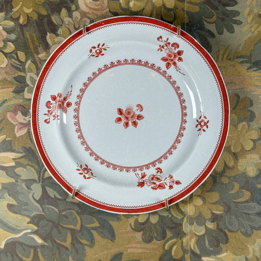 Red Floral Hanging Plate