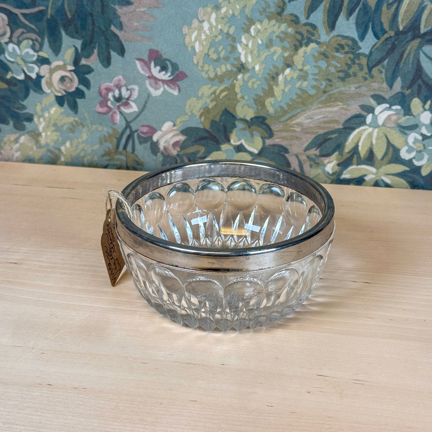 Vintage Italian Cut Glass Bowl
