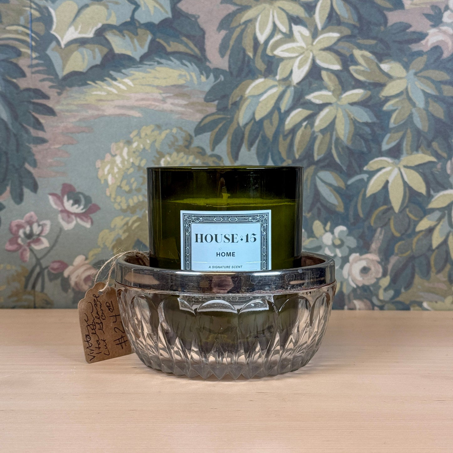 Vintage Italian Cut Glass Bowl