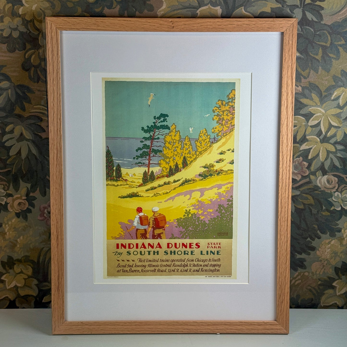 Indiana Dunes State Park II by South Shore Line Framed Print