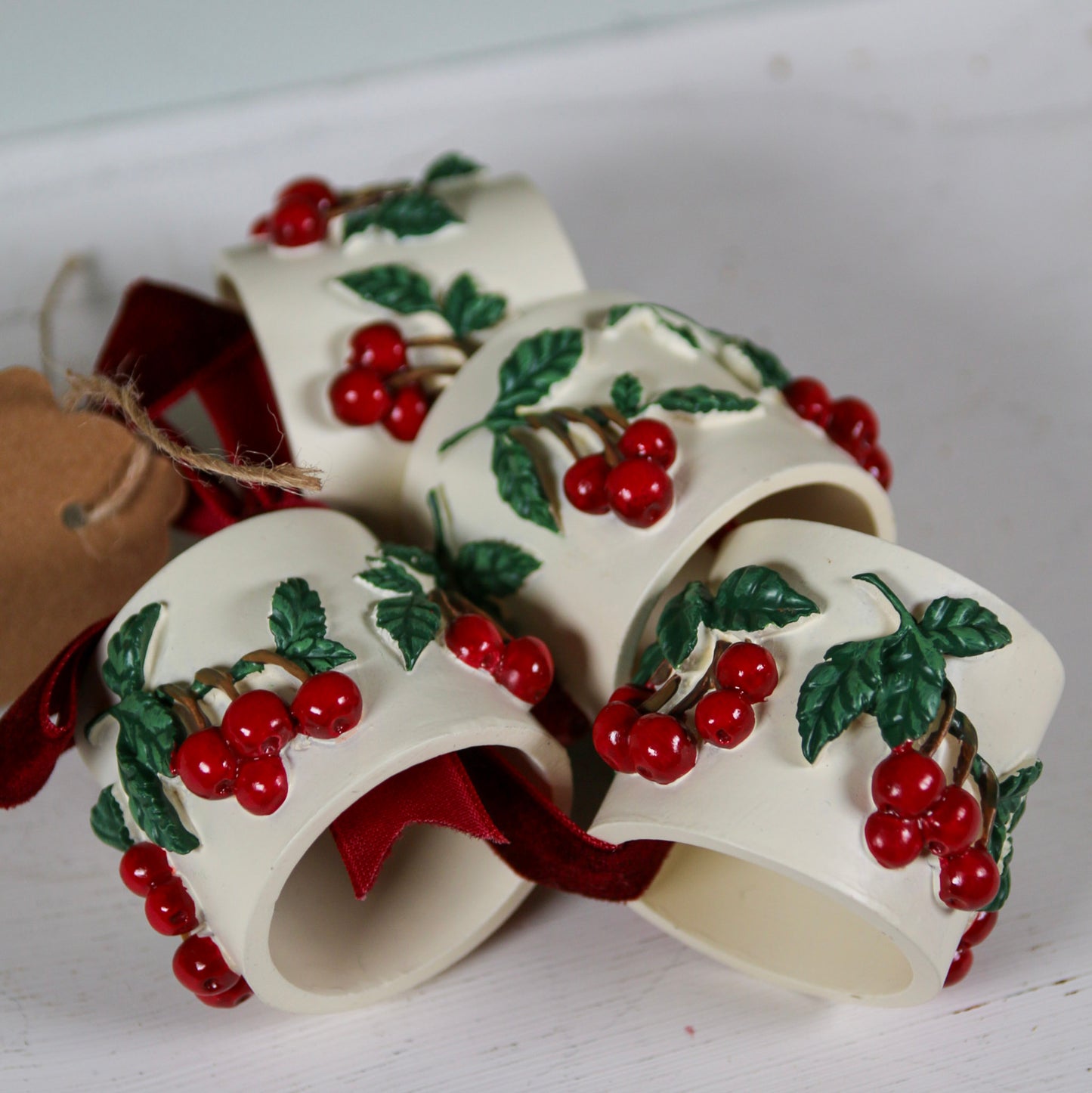 Cherry Napkin Holders