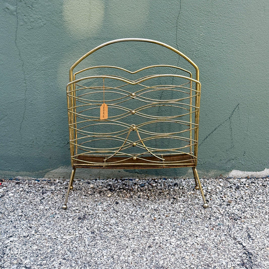 Vintage MCM Magazine Rack