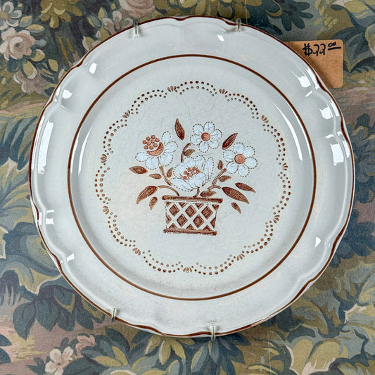 Floral Hanging Plate