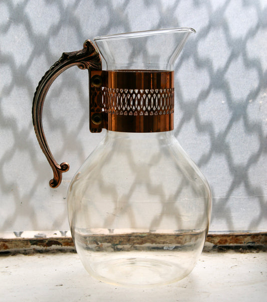 Vintage Princess House Copper Coffee Carafe