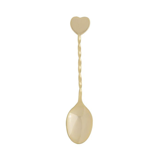 Gold Heart Tea Spoon