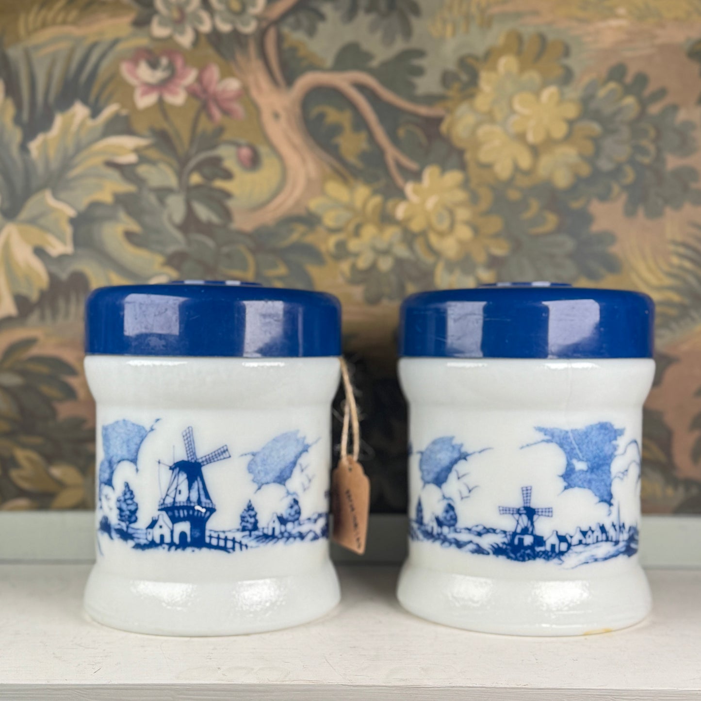 Dutch Milk Glass Jar