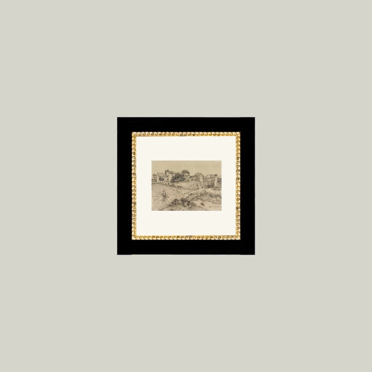 "Tuscan Village" Painting Framed Reproduction