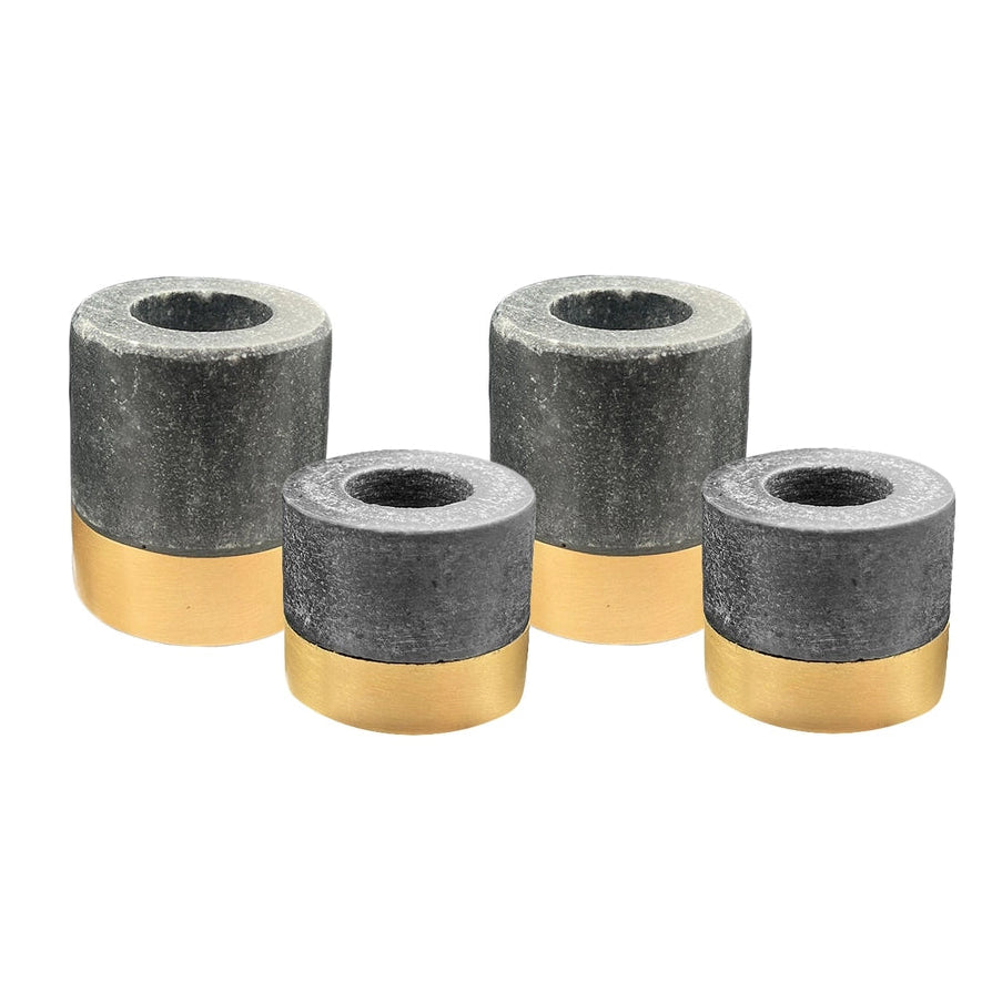 Verona Marble Taper Holder Set of 4