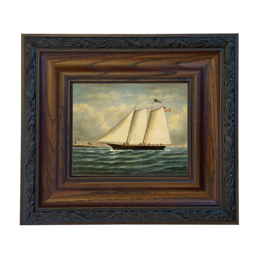 America's Cup Vintage Painting Print