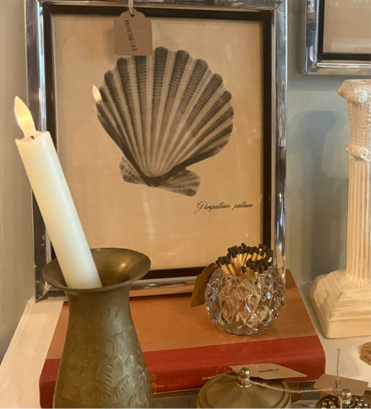 Vintage Crystal Matchstick Holder