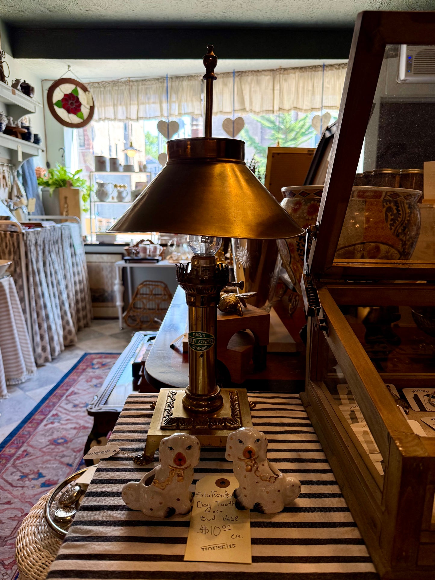 Vintage Brass Paris Table Lamp