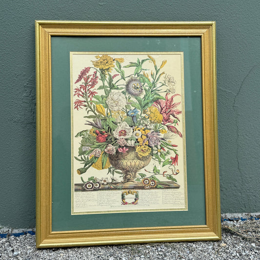 September Floral Print by Robert Furber