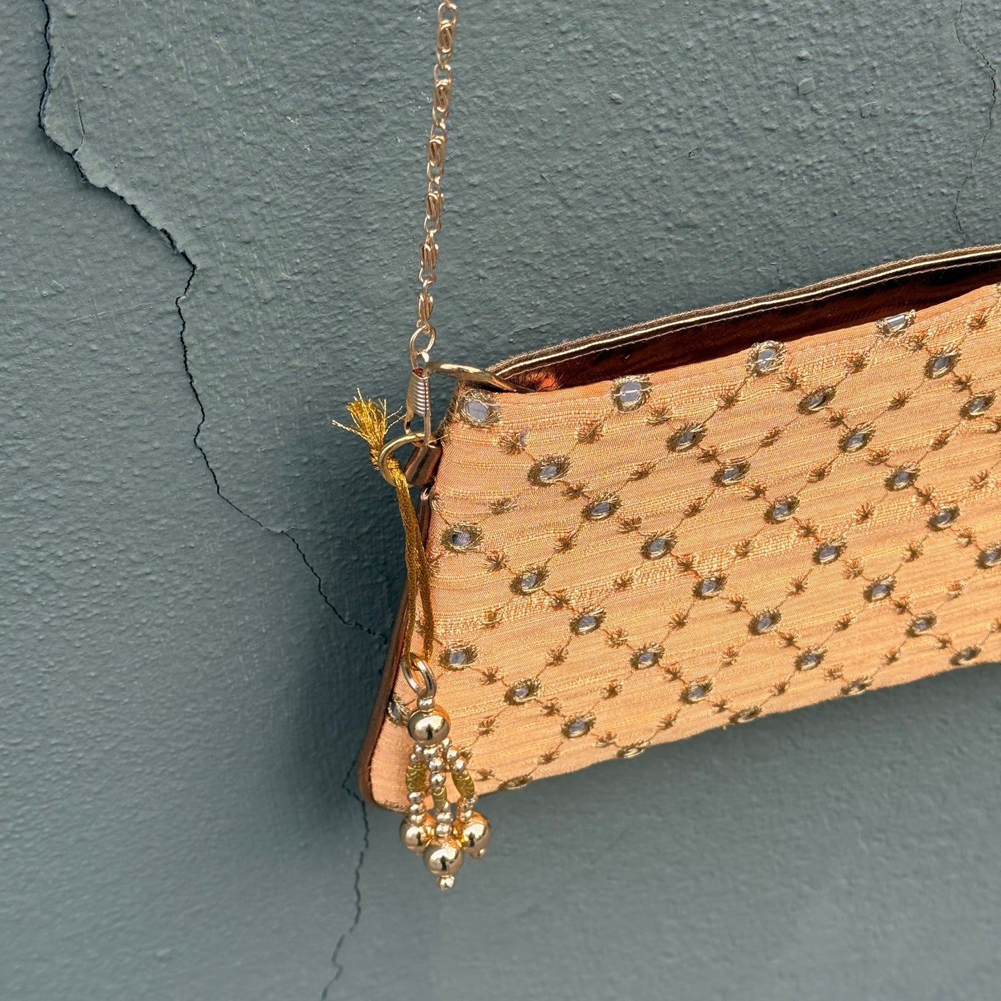Gold & Mirrors Clutch