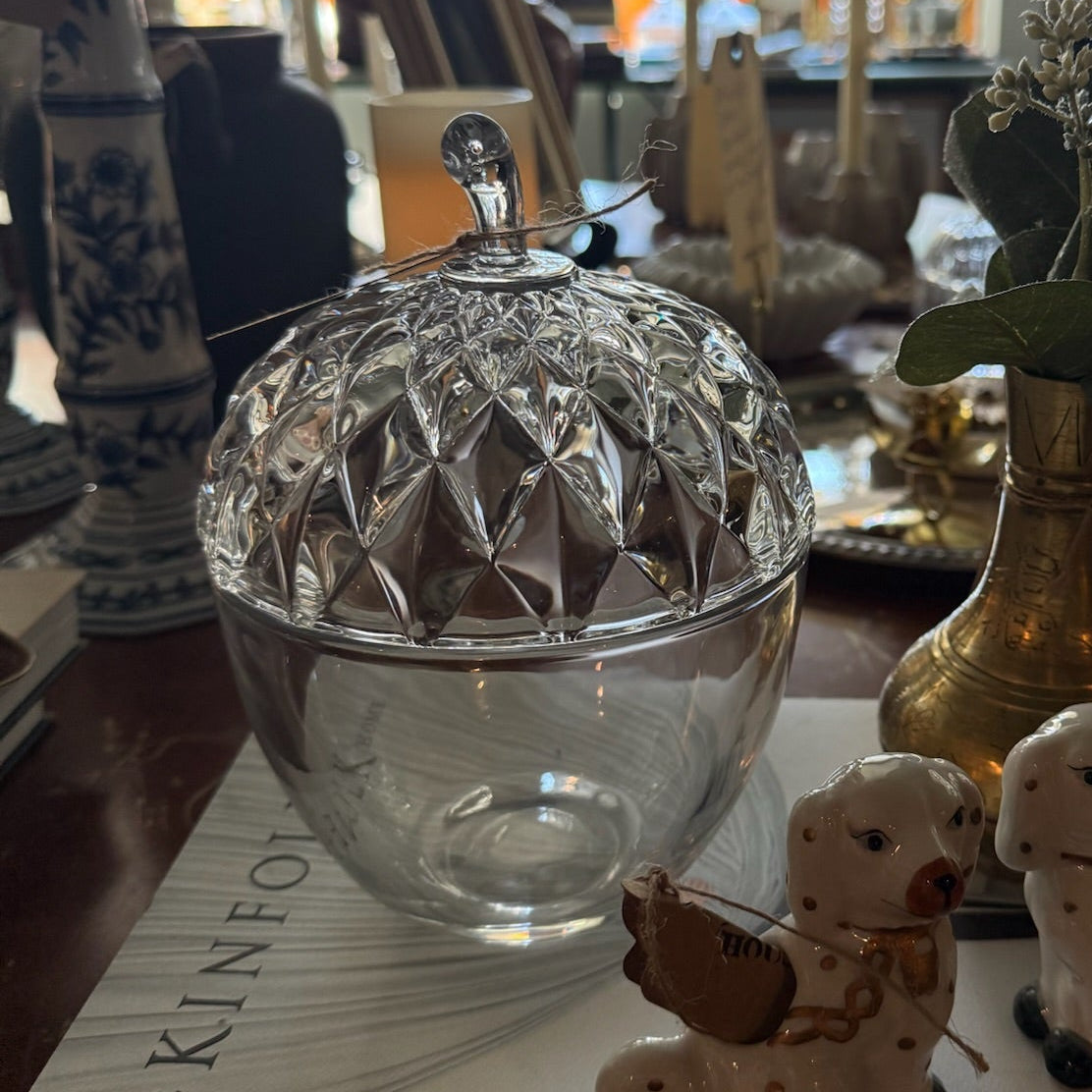 Harvest Acorn Covered Box