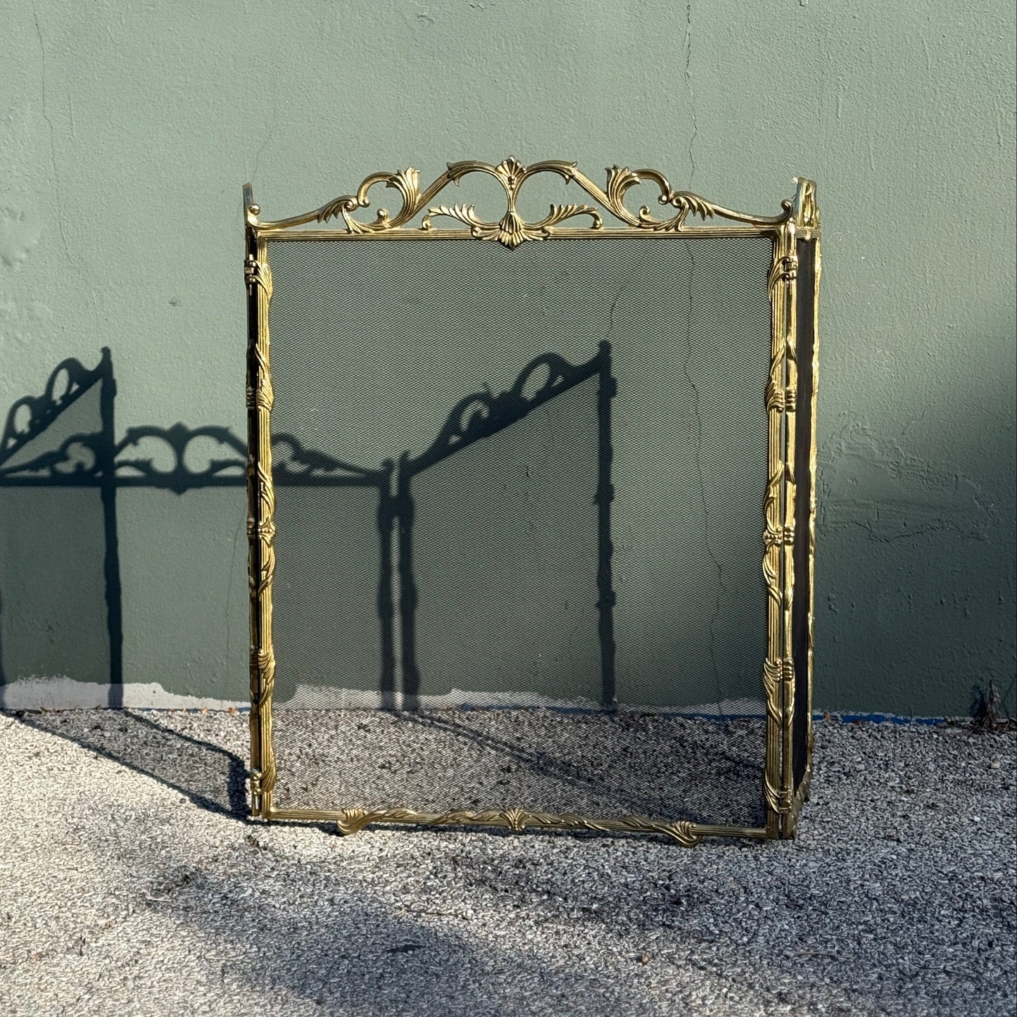 Vintage French Firescreen