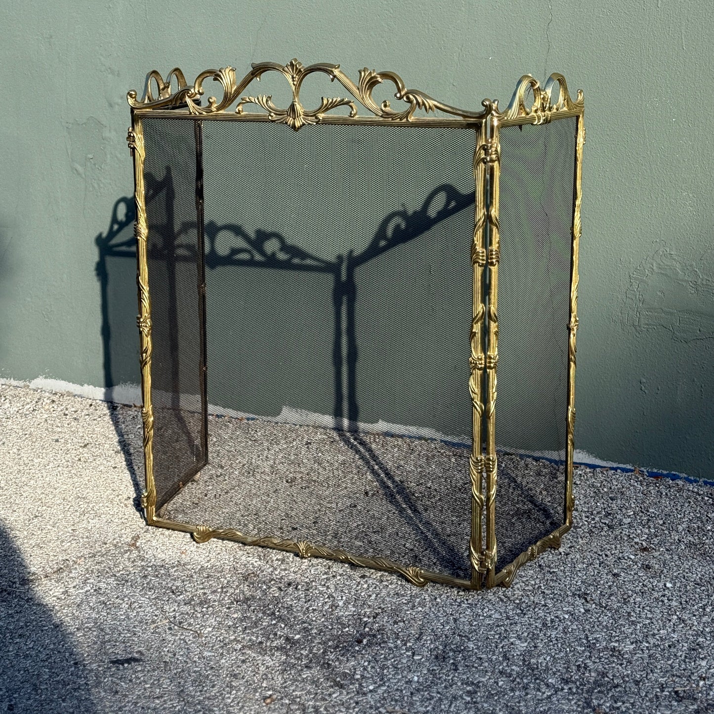 Vintage French Firescreen