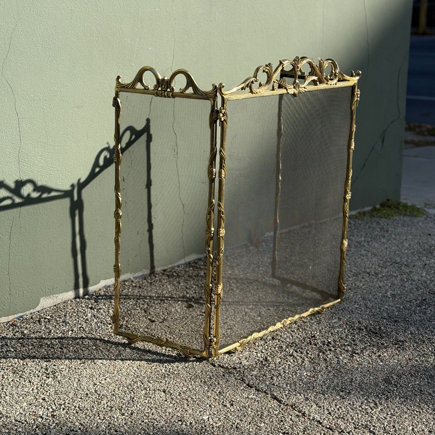 Vintage French Firescreen