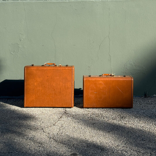 Vintage Leather Suitcase