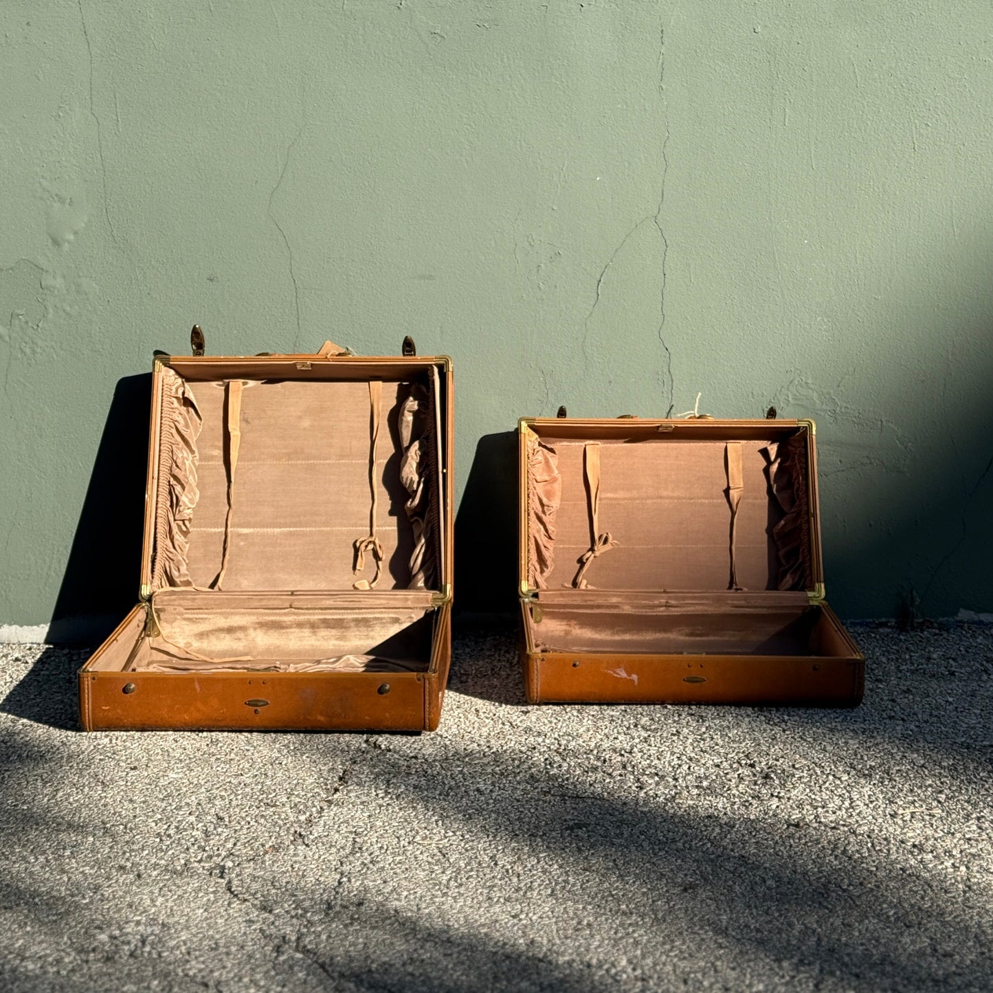Vintage Leather Suitcase