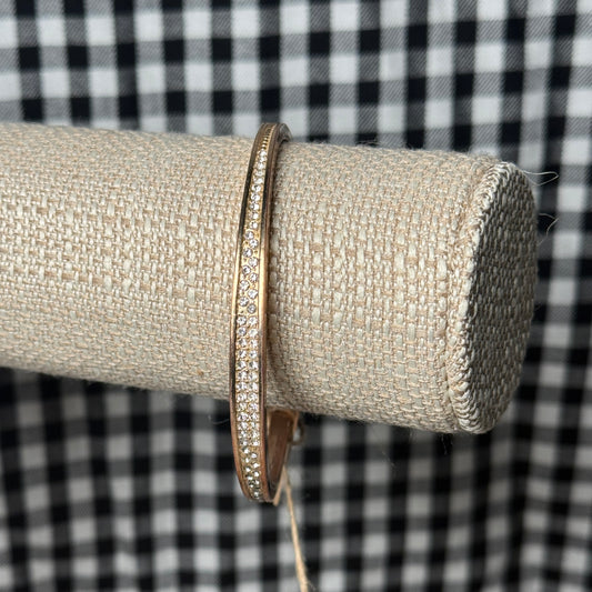 Gold CZ Vintage Bangle