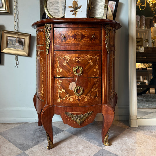 Vintage Demilune Cabinet