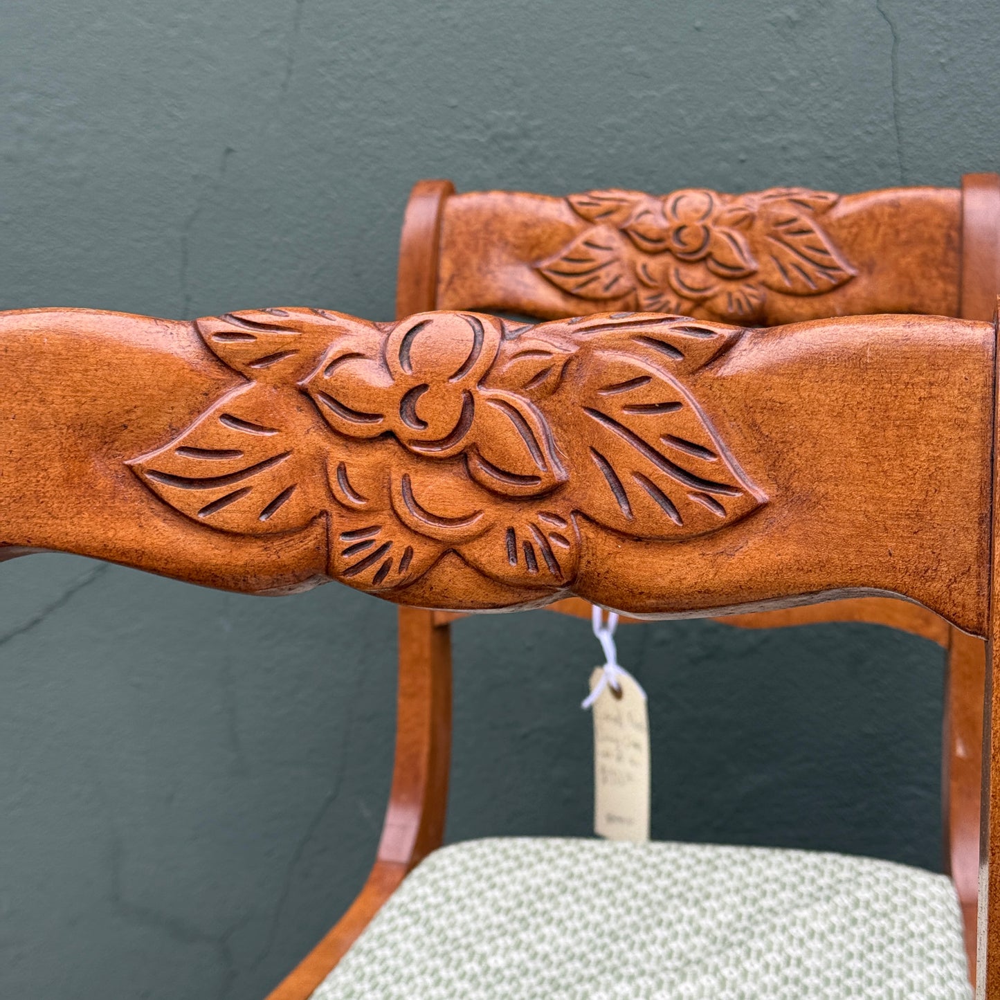 Vintage Set of Custom Upholstered Dining Chairs