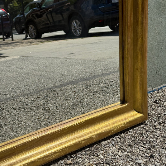 Gold Arched Vintage Mirror