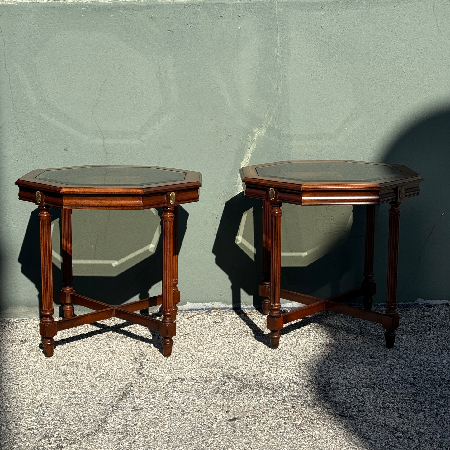 Vintage Octagonal Side Table