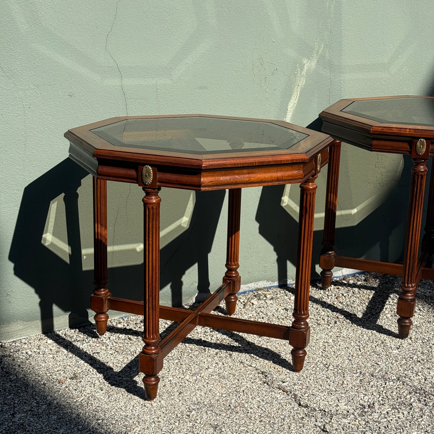 Vintage Octagonal Side Table
